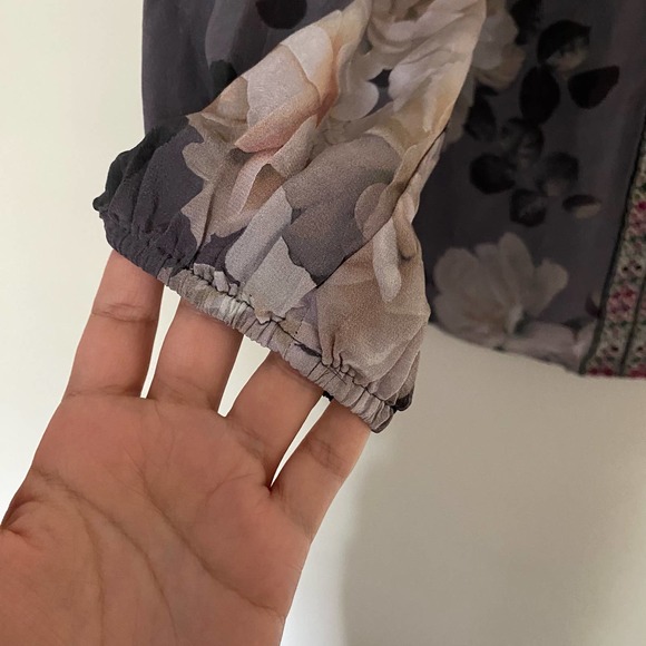 JOHNNY WAS 100% Silk Paris Effortless Blouse sz XS - Picture 5 of 7